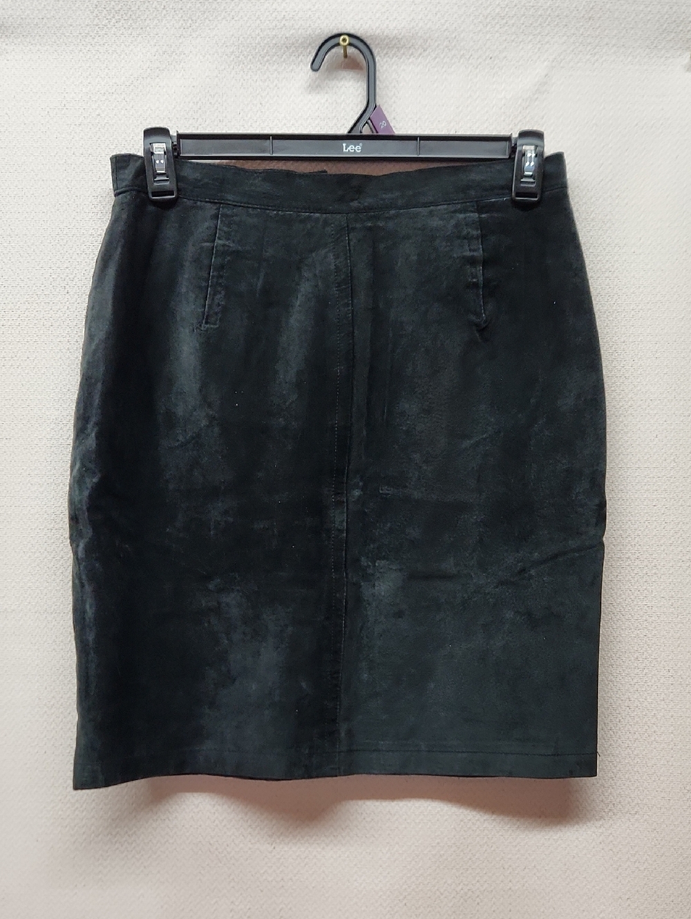 Hunt Club Black Suede Pencil Skirt